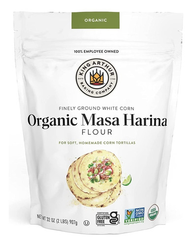 King Arthur Organic Masa Harina Flour 907 G