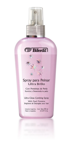 Spray Para Peinar Biferdil Ultra Brillo X 150 Ml