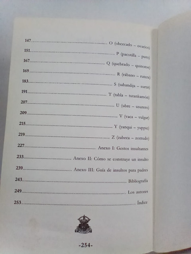 Puto El Que Lee Diccionario Argentino De Insultos (Usado)