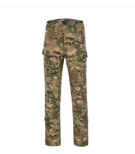 Pa-12 Pantalon Rodillera Camuflado Marron Talla S