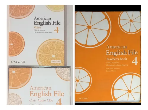 American English File Teachers Book 4 + Dvd + Cds | MercadoLibre
