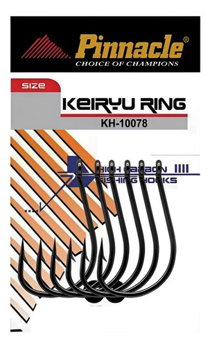 Anzol Pinnacle Keiryu Ring Kh-10078 Nº 08 - C/ 20 Und