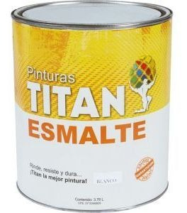 Pintura Esmalte Titan Negro Galon