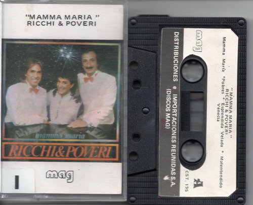 Ricchi Poveri Mamma Maria Cassette  Ricewithduck