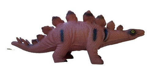  Dinosaurio Stegosaurus Mediano Juguete Muñeco De Goma Niño