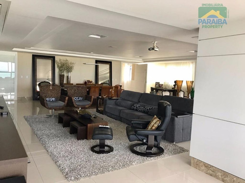 Imagem 6 de 15 de Apartamento Residencial Mobiliado Para Venda E Locação, Cabo Branco, João Pessoa. - Ap0894