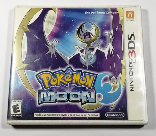 Caratula + Caja Para Pokemon Moon 3ds