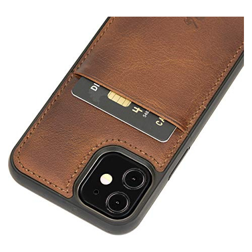 Funda Cartera Para iPhone 12 Mini 5.4 Pulgada Antique Caf-02