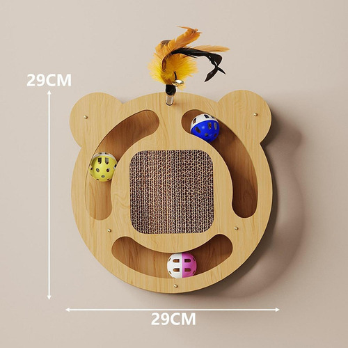 Juguete De Pista De Bolas Para Gatos, Rompecabezas Creativo