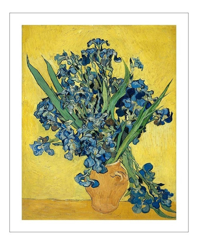 Lamina Fine Art Florero Con Lirios Van Gogh 50x60 Cm Myc