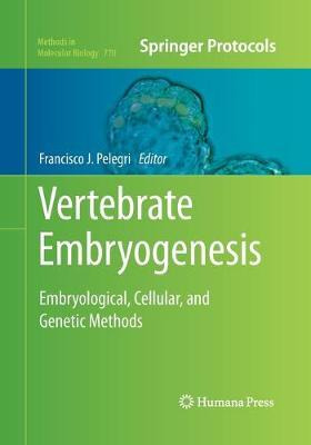 Libro Vertebrate Embryogenesis : Embryological, Cellular,...