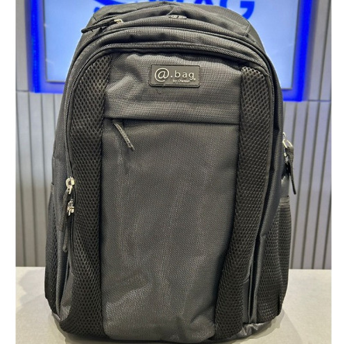 Mochila @bag Chenson Notebook. A Mais Resistente Do Brasil! Cor Preto Desenho Do Tecido Lisa