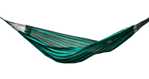 Imagen 1 de 4 de Hamaca De Nylon Dos Colores (verde Y Negro) Excelente Tamaño