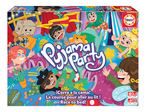 Juego Pijama Party Rompecabezas Pijamada Educa Niños Atrix ®