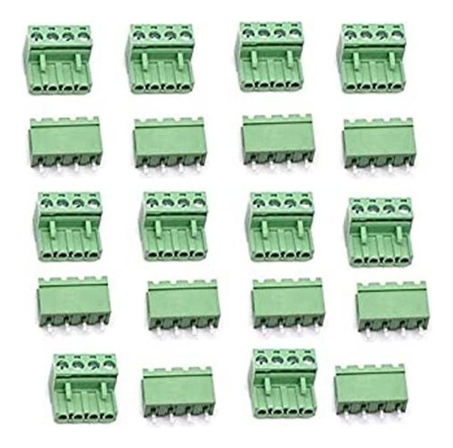 Luoqiufa10 Set 4pin 0.200 In Paso Macho Hembra Pcb