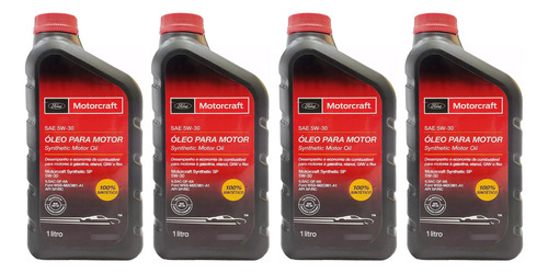 Aceite Motorcraft 5w30 Wss-m2c961-a1 Sintetico 4 Litros