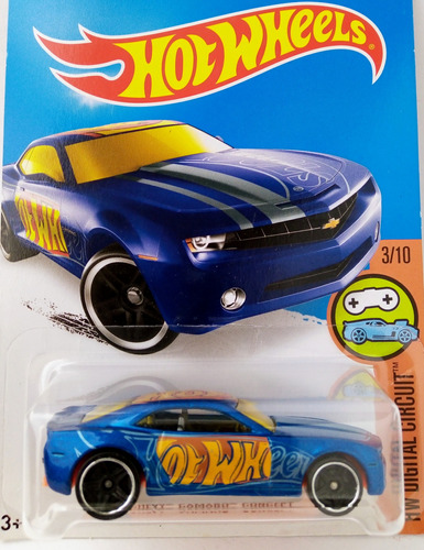 Hot Wheels Chevy Camaro Concepto Azul 23/250