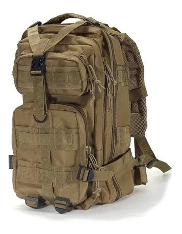 Mochila Táctica Militar 35lts Negra Gran Aventura