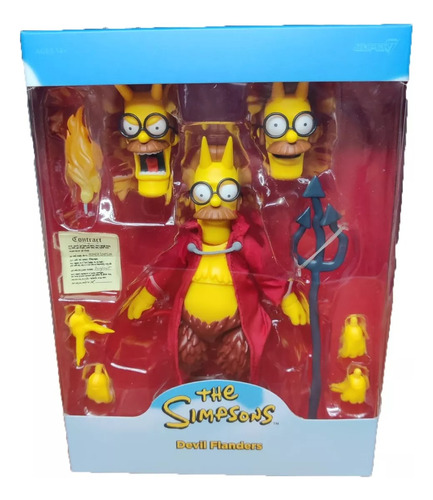 The Simpsons Devil Flanders Super7
