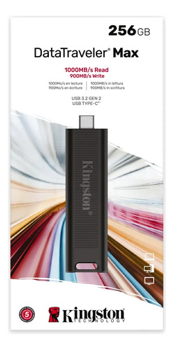 Pendrive Kingston Datatraveler Max 256gb Usb-c 3.2 Gen 2