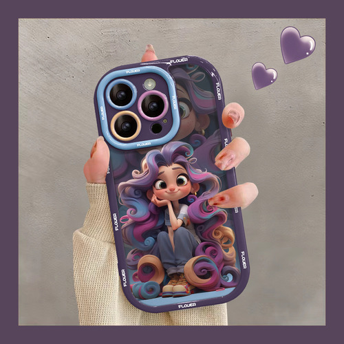 Funda Protectora Para Teléfono Celular Cartoon Princess