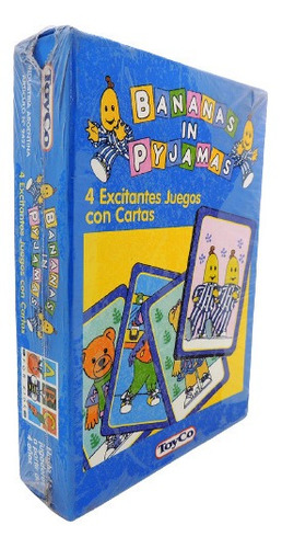Bananas En Pijamas 4 Juegos De Cartas Toyco 1998 Madtoyz