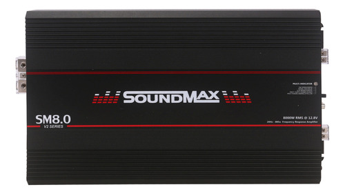 Modulo Amplificador Soundmax Sm8.0 Linha V2 12v