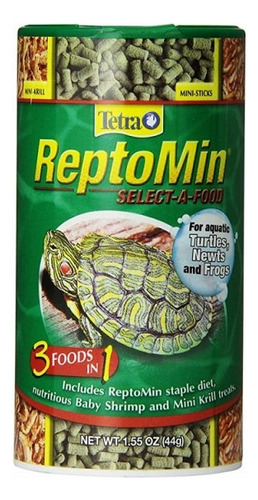 Alimento Tortuga Rana Reptomin Select-a-food 44gr Tetra