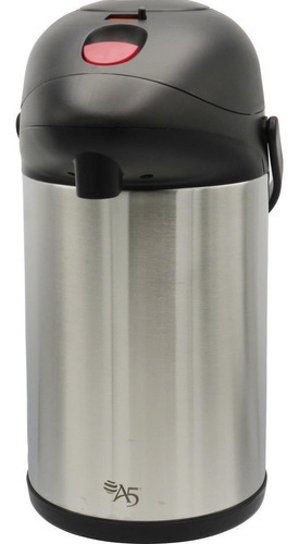Garrafa Térmica Aço Inox 3 Lcom Ampola Inox Inquebrável