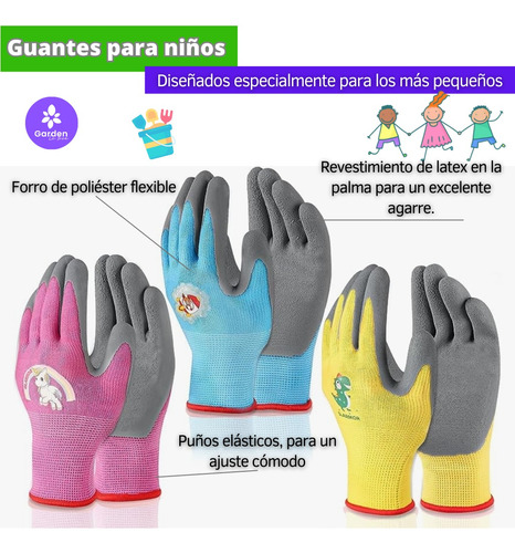 Guantes Para Niños Jardineria