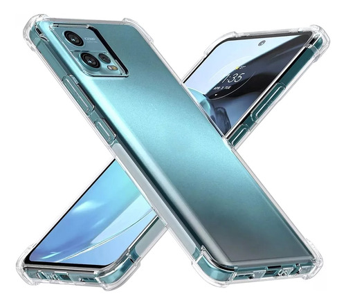 Funda Clear Reforzada + Hydrogel Para Moto Edge 30 Fusion 5g