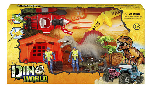 Set Dino World Campamento Dinosaurios Ck