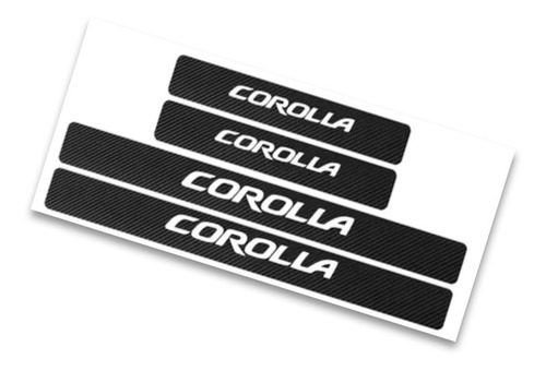 Calcomanías Protectores De Estribos, Toyota Corolla.