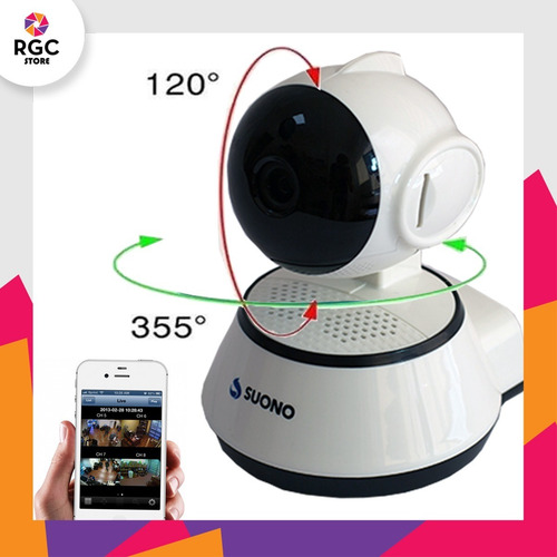 Camara Seguridad Ip Wifi Inalambrica Motorizada Hd P2p Vigilacia Monitoreo Seguridad Wifi