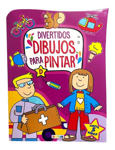 Libro Dibujos Para Pintar Coleccion Bellota Sigmar Infantil