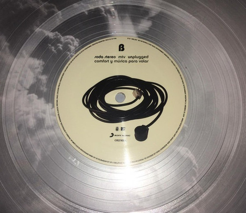 Imagen 3 de 5 de Vinilo Soda Stereo Comfort Y Música Para Volar Transparente