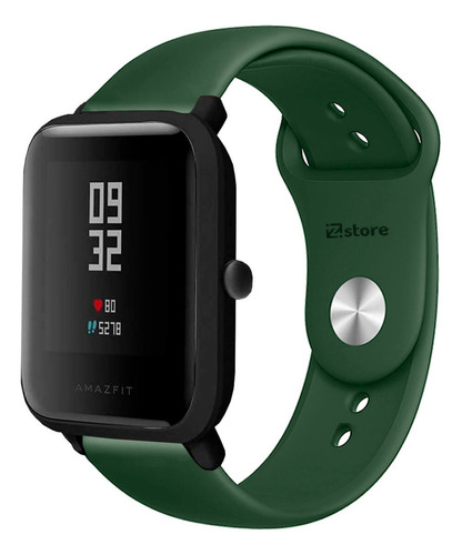 Correa Compatible Con Amazfit Bip Verde Militar