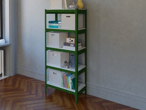 Librero Rack Abierto Industrial Nuuk Concept 5 Entrepaños Color Color Al Realizar Su Compra