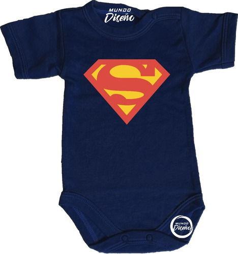 Ropa Body Para Bebe Guagua Superman Clasico