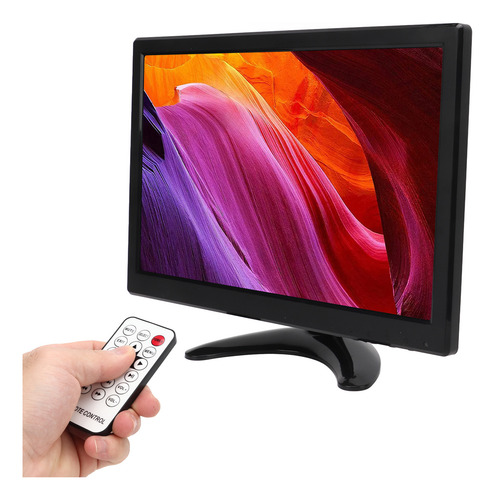 Monitor De Pantalla Lcd Tft De 12 Pulgadas, Vga Hd, Multimed