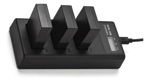 -batería E12 -indicadores Led E12 De 3 Ranuras Micro Usb Y T
