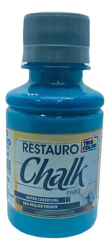 Tinta Restauro Chalk 100ml True Colors Cor Oceano Profundo