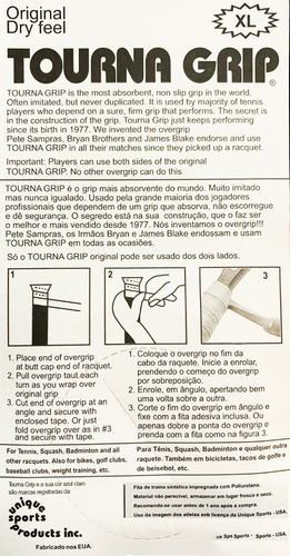 Imagem 6 de 7 de Tourna Grip Tournagrip Raquete Tenis Tennis Profissional 3un