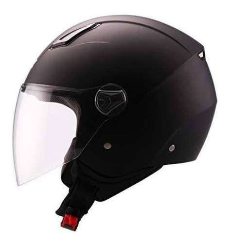 Casco Moto Faseed 700 Negro Opaco Abierto Jet Norma Europea