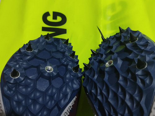 Spikes Atletismo Velocidad Sprint # 3 Gratis Bolsa De Traslado (Usado)
