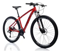 Comprar Bicicleta Aro 29 Deeper Shimano - Vermelho 15 - 24v Freio Hidráulico Suspensão Com Trava Cubos De Alumínio K7 Com Rolamento Blindado
