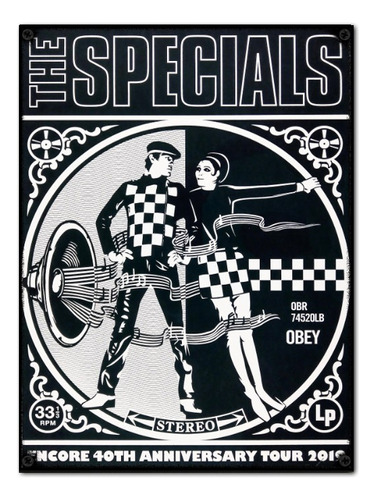 #831 - Cuadro Vintage / The Specials Ska Música No Chapa