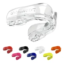 Comprar Safejawz Protector Bucal Adultos Y Niños Para Los Deportes De Contacto, Incluidos Rugby, Mma, Artes Marciales De Kickboxing, Judo, Hockey Y Boxeo (adulto (12+ Años), Transparente)