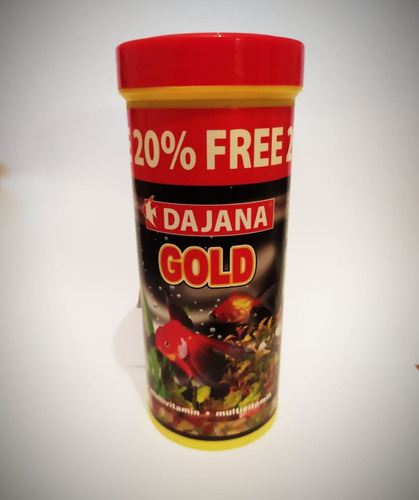 Alimento Para Peces De Agua Fría Dajana Gold Fish 250 Ml