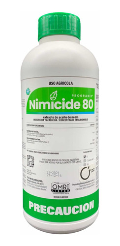 Progranic Nimicide 1lt Extracto Neem Insecticid@ Acaricid@